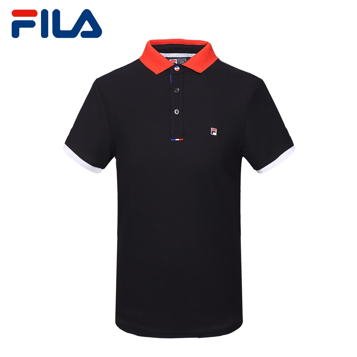 Polo sport homme FILA en coton - Ref 555663 Image 1