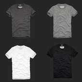 男装 纯色短袖 t恤圆领修身 夏装 体恤打底衫 纯棉空白色男运动t桖