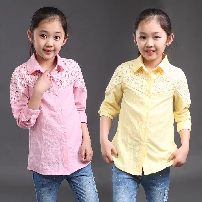 Chemise fille à manche longue - Ref 2085799 Image 1