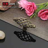 拉德 复古鸟笼拉手青古铜仿古橱柜抽屉衣柜门柜子把手小拉手 欧式