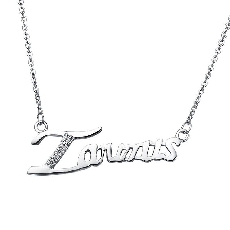 925银项链女12星座字母套项链