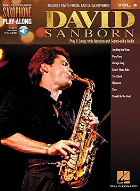 【预订】Saxophone Play-Along: David Sanborn:...