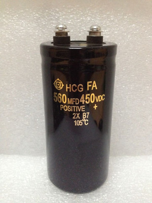 原装全新 日立  450V560UF  450VDC560MFD 螺丝脚 变频器电解电容