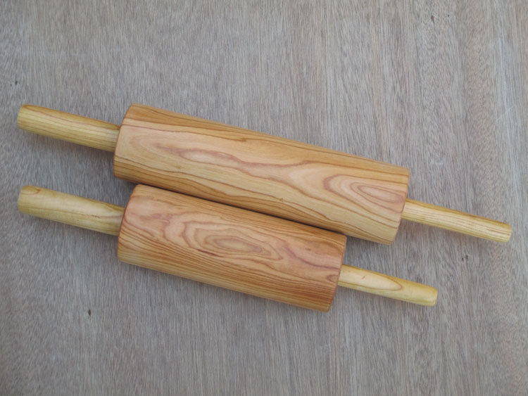 山杏木中号滚轴式擀面杖 擀面棍 活动擀面杖