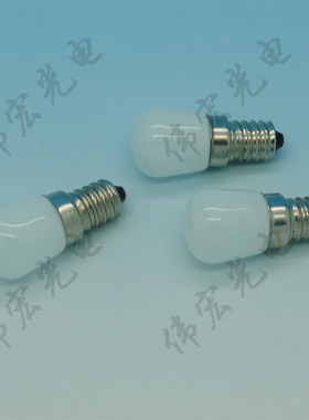 E14LED冰箱灯泡小螺口指示灯E12缝纫机灯油烟灯小夜灯2W110V调光