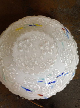 老上海怀旧复古老吊灯 玻璃吸顶灯 梅花吊灯 2022005 直径30cm