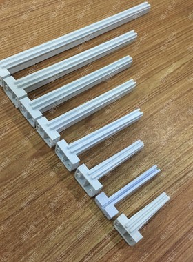 机箱配件 立式塑料PCB导轨60/50/80/100/120/150/200mm线路板插槽