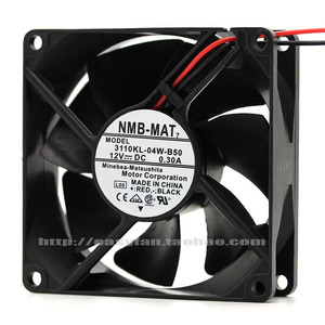 原装NMB变频器风机3110KL-04W-B50 12V 0.3A  8厘米 8025直流风扇