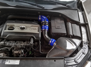 适配GTI6迈腾CC途观尚酷EDDY涡流三代碳纤进气风箱冬菇头套件改装