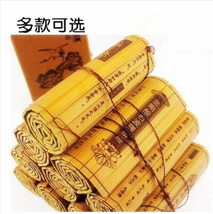 竹简礼品仿古中英文精要版出国小礼品特色送老外手工精雕竹简