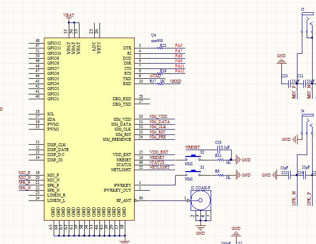 SIM900A原理图 STM32F103VCT6 VS1003 PL2303 sim900原理图minisd