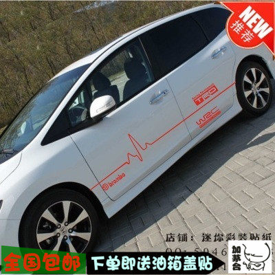 本田全新杰德车贴拉花车身贴纸