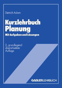 【预售】Kurzlehrbuch Planung: Mit Aufgaben Und Losungen