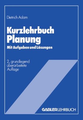 【预售】Kurzlehrbuch Planung: Mit Aufgaben Und Losungen