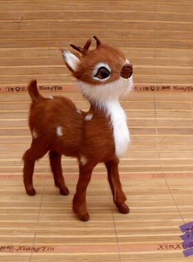 森林系拍摄道具小鹿圣诞节礼物