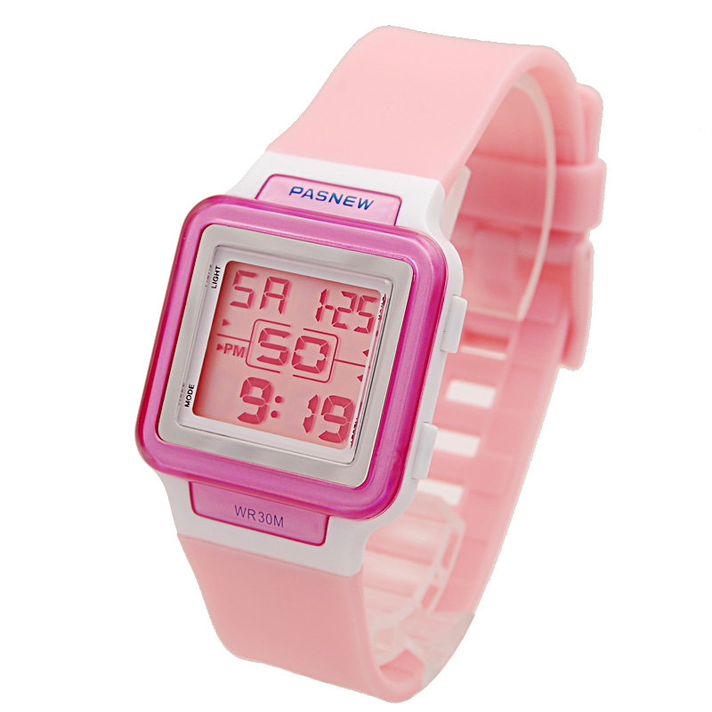 电子表学生表夜光防水表儿童表