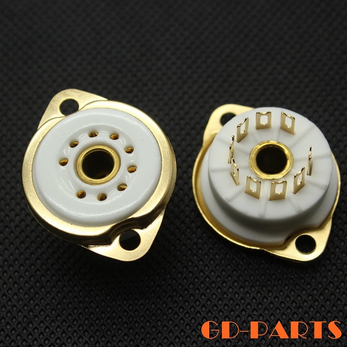 陶瓷镀金9脚电子管座EL8412AX7