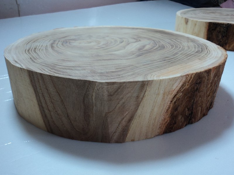 圆形菜墩砧板菜板老榆木黄河切菜板剁骨剁肉板树根老料可定做原木