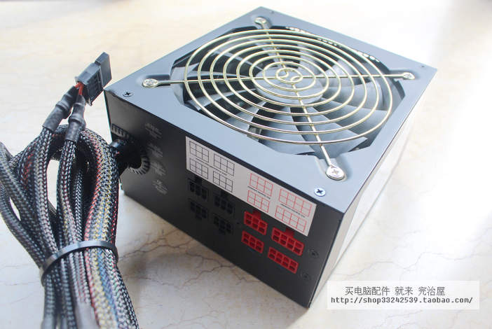 COOLMAX ZU-1000B 额定1000W 80PLUS铜牌 模组电源 安静高效