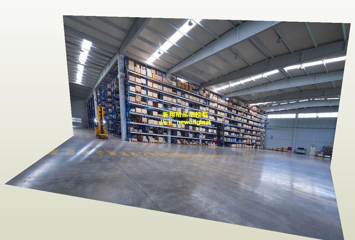 1比6 12 18仓库物流中心车库机库娃娃兵人偶建筑车模汽车场景模型