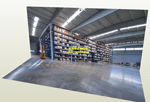 1比6 12 18仓库物流中心车库机库娃娃兵人偶建筑车模汽车场景模型