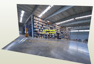 1比6 12 18仓库物流中心车库机库娃娃兵人偶建筑车模汽车场景模型