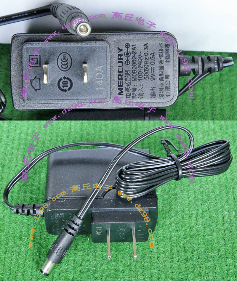 MERCURY 水星 M090060-2A1 9V 0.6A 电源适配器 移动电源便捷电源