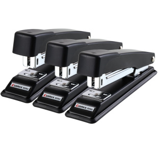 订机正品 齐心B3082精致耐用订书机订书器办公学生用装 订器装