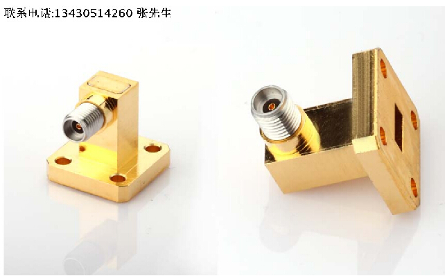 26.5-40GHz 50Ω 2.92mm(F)-WR28 BJ320 微波 波导转同轴 转接器