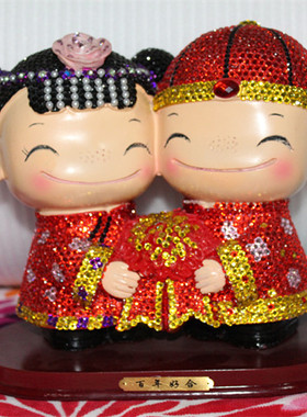 结婚婚礼喜庆婚礼树脂摆件