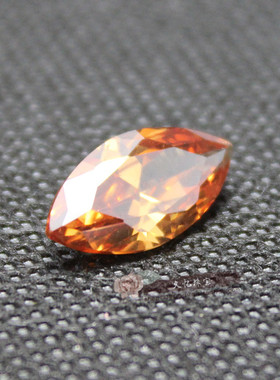 马眼形裸钻香槟色镶嵌diy饰品