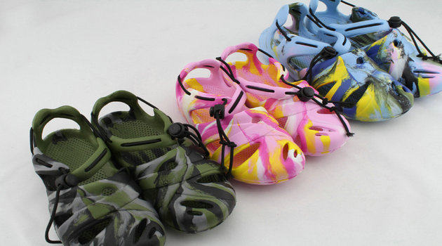 Pantoufles enfants pour été - semelle caoutchouc - Ref 1020424 Image 1