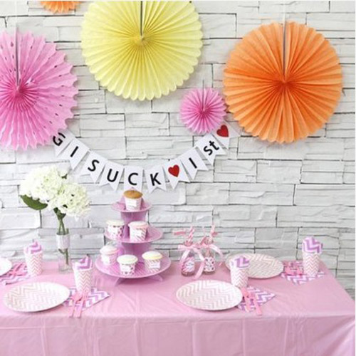 纯色生日派对装布置用品 周岁装饰餐桌布甜品台布一次性塑料桌布