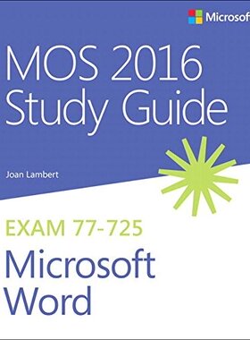 【预订】MOS 2016 Study Guide for Microsoft Word