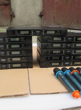 卡士宝二手KTV包房酒吧舞台演出舞厅家庭k歌一拖二无线话筒正品