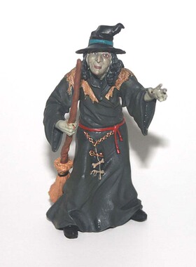 safari 仿真人偶模型玩具场景摆件 魔法师 女巫师