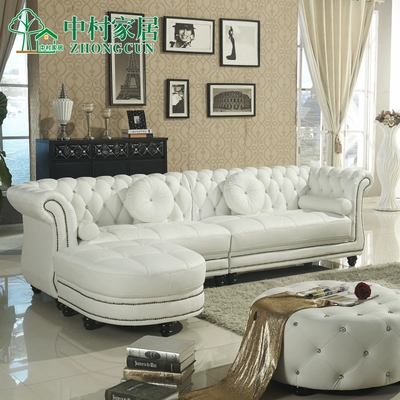 Stock Up10 18 Days Simple European Leather Sofa After Modern Size Stock Up10 18 Days Simple European Leather Sofa After Modern Size Living Room Corner Chaise Combination Custom Made Ez
