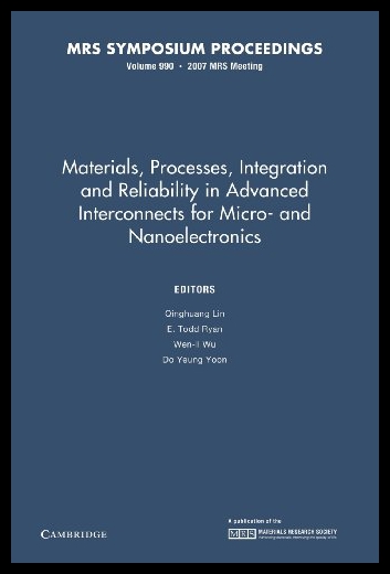 【预售】Materials, Processes, Integration and Reliability 书籍/杂志/报纸 科普读物/自然科学/技术类原版书 原图主图