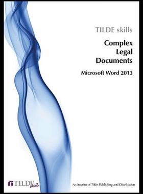 【预售】Complex Legal Documents: Microsoft Word 2013