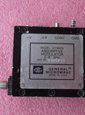 GM进口 D1962A 2-8GHz SMA ABSORPTIVE MODULATOR 射频吸收调制器