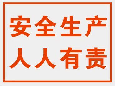 安全生产人人有责标示警示牌消防安全标识标志标牌铝板提示牌