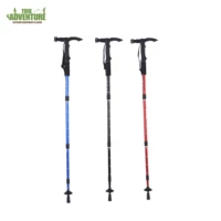 Wild Wild Survival Ba phần cong xử lý du lịch ngoài trời cực leo núi - Gậy / gậy gậy leo núi đa năng