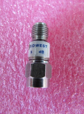 Midwest 451-5dB 5dB DC-18GHz 2W SMA RF 同轴固定衰减器