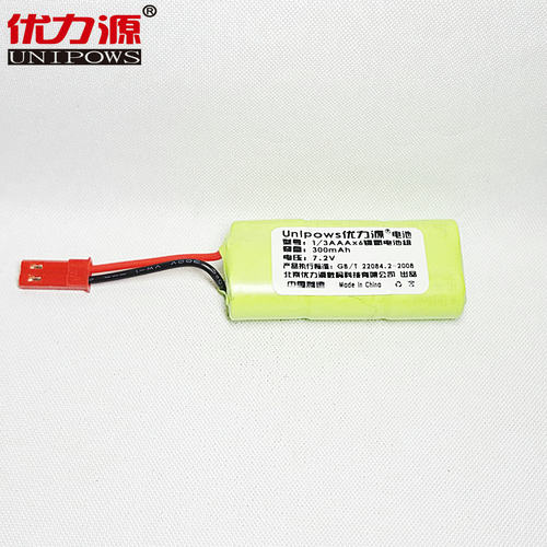 优力源7.2V电池组1/3AAA玩具车电池组 双柱组合JST头250mAh