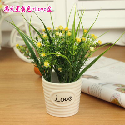 塑料植物假花桃花室內外絹花居家花盆客廳擺飾花卉擺件仿真盆栽在類目 鮮花速遞/花卉仿真/綠植園藝, 仿真花/綠植/蔬果成品（新）, 仿真花中 - 來自Buy2taobao.com提供專業的淘寶代購服務