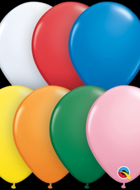 婚礼生日布置婚庆16寸美国先锋Qualatex 进口水晶色装饰气球