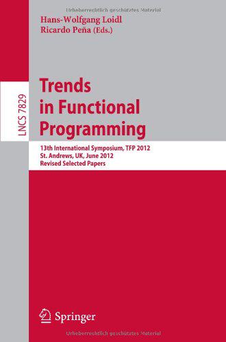 【预订】Trends in Functional Programming