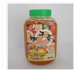 加拿柚子茶 果肉饮料浓浆 1KG 蜂蜜柚子茶 柚子果酱迦拿蜂蜜柚子