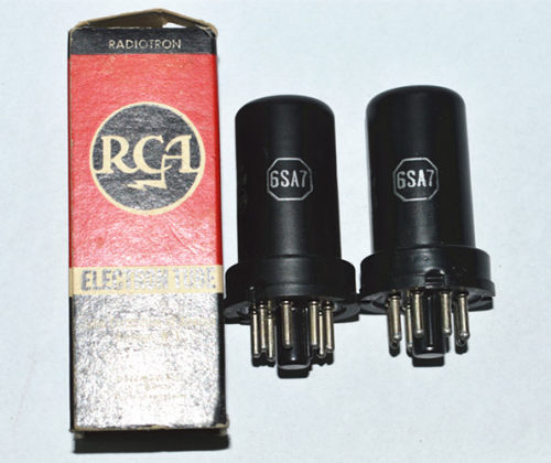 全新 美国RCA 6SA7电子管升级6A7P。【电工牌6SA7有货30元/只】