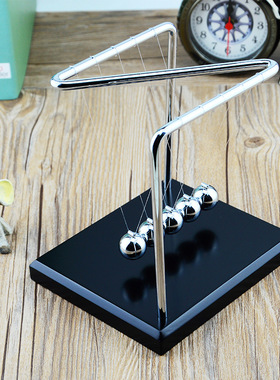 实木底座金属支架高档桌面摆件